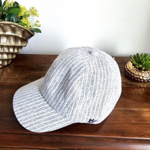 Do everything in love Women\'s Pinstripe 100% Cotton Striped Baseball Cap Blue main image 5